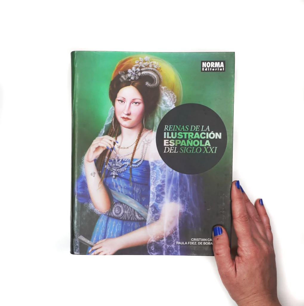 Foto de la cubierta del Libro Reinas de la ilustración Española del Siglo XXI